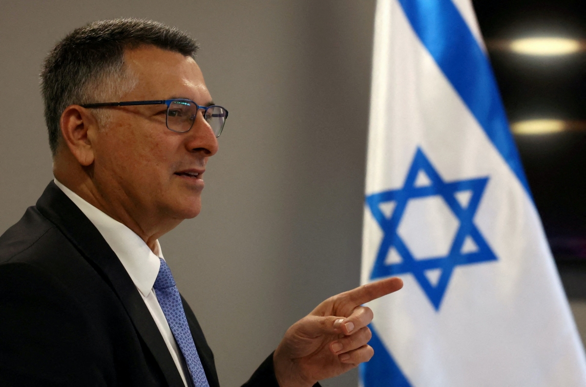 Ngoại trưởng Israel Gideon Saar trong một sự kiện hồi tháng 10/2025. Nguồn: Reuters