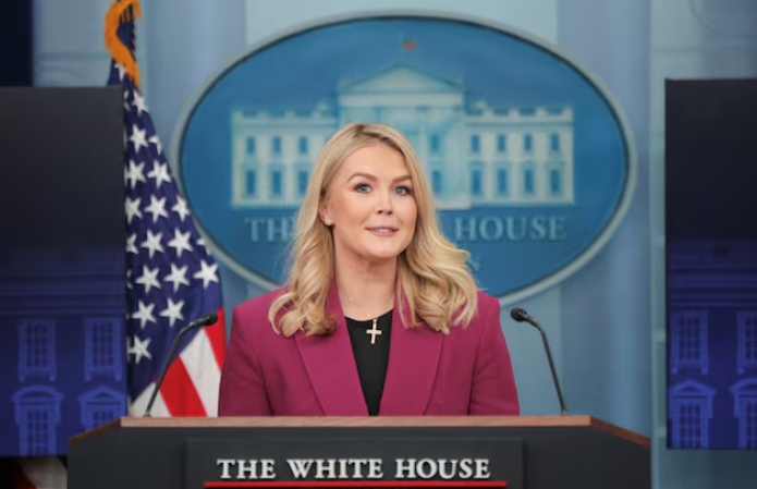 Thư ký báo chí Nhà Trắng Karoline Leavitt. (Ảnh: Reuters)