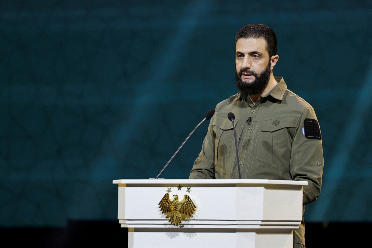 Tổng thống lâm thời Syria Ahmed Al-Sharaa. Ảnh: Reuters
