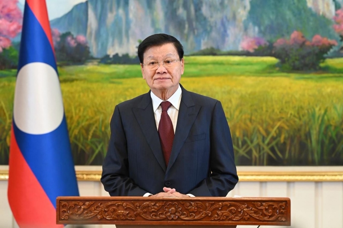 Tổng Bí thư Thongloun Sisoulith.