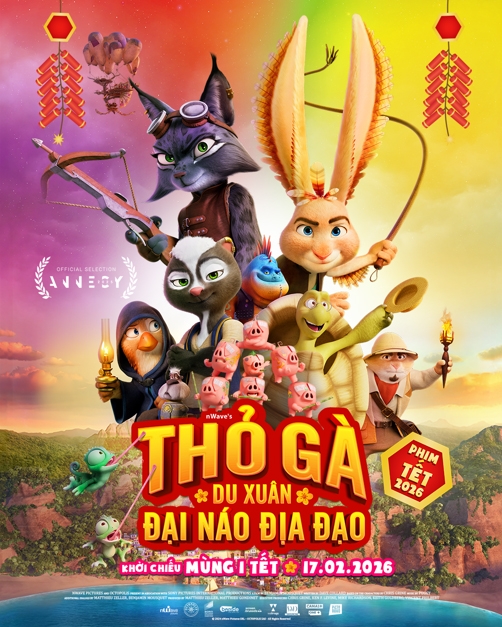 Bộ phim hoạt hình được kỳ vọng trở thành lựa chọn giải trí gia đình dịp Tết 2026.