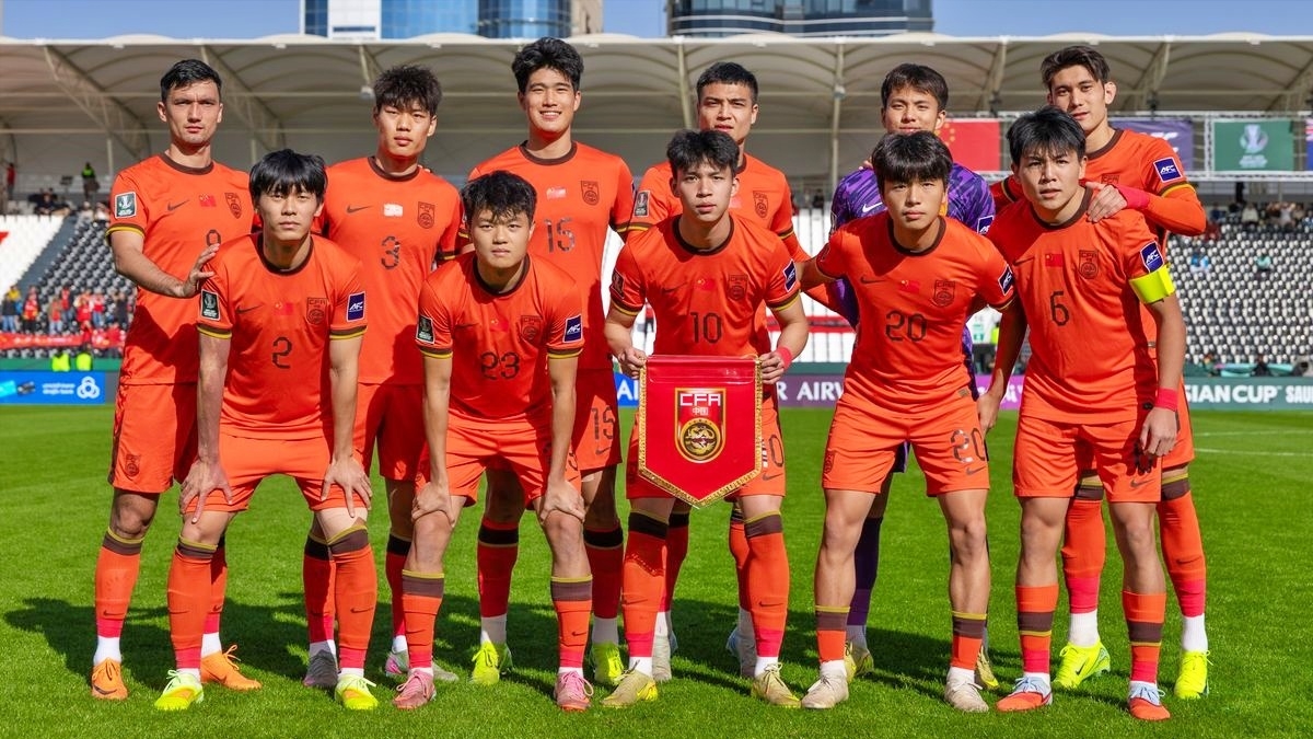 U23 Trung Quốc sở hữu lối chơi thực dụng khó chịu tại VCK U23 châu Á 2026. (Ảnh: AFC)