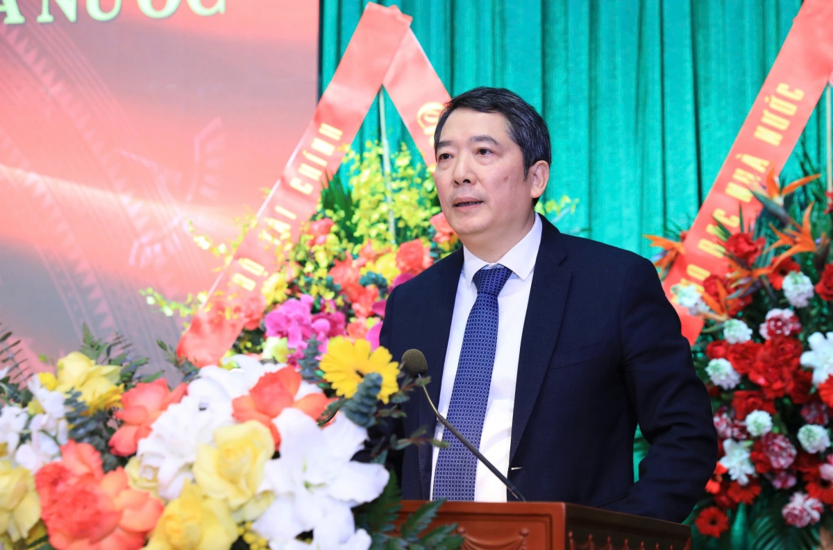 Thứ trưởng Bộ Tài chính Cao Anh Tuấn phát biểu tại Hội nghị