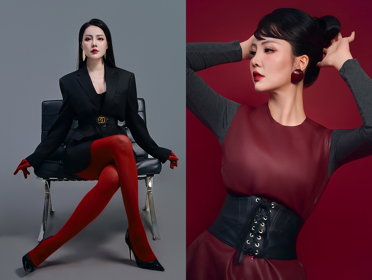 Hình ảnh mới nhất đã cho thấy rõ sự chuyển biến đa tầng trong hình ảnh của Á hậu Thụy Vân sau khi sinh bé gái thứ hai. Nếu bộ ảnh đầu tiên với suit đen mang tinh thần quyền lực và kỷ luật, thì bộ ảnh thứ hai trên nền đỏ lại mở ra một không gian cảm xúc hoàn toàn khác: sâu lắng, nữ tính và giàu nội lực.
