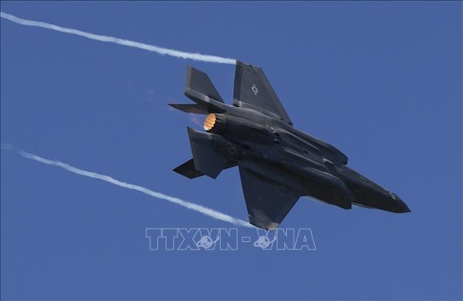 Máy bay F-35 Lightning II của tập đoàn Lockheed Martin. (Ảnh tư liệu: THX/TTXVN)