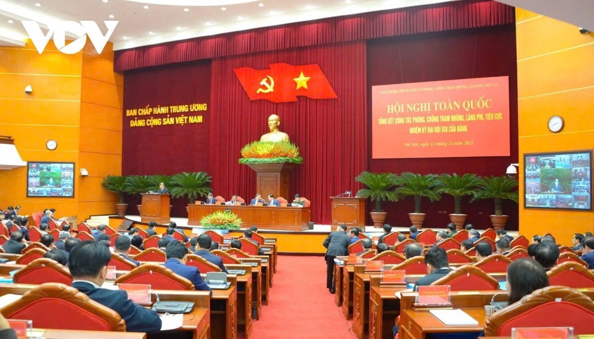 Hội nghị tổng kết công tác phòng, chống tham nhũng, lãng phí, tiêu cực nhiệm kỳ Đại hội XIII của Đảng diễn ra vào tháng 12/2025.