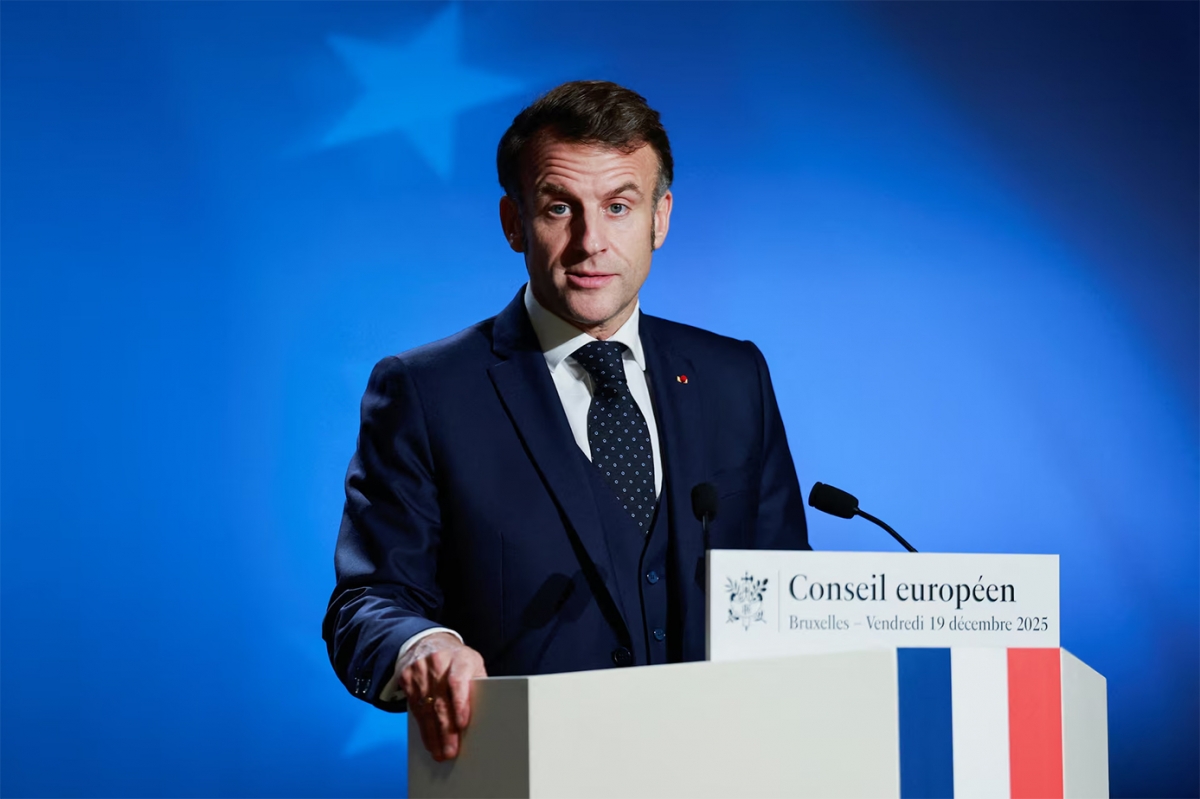 Tổng thống Pháp Emmanuel Macron. Ảnh: Reuters.