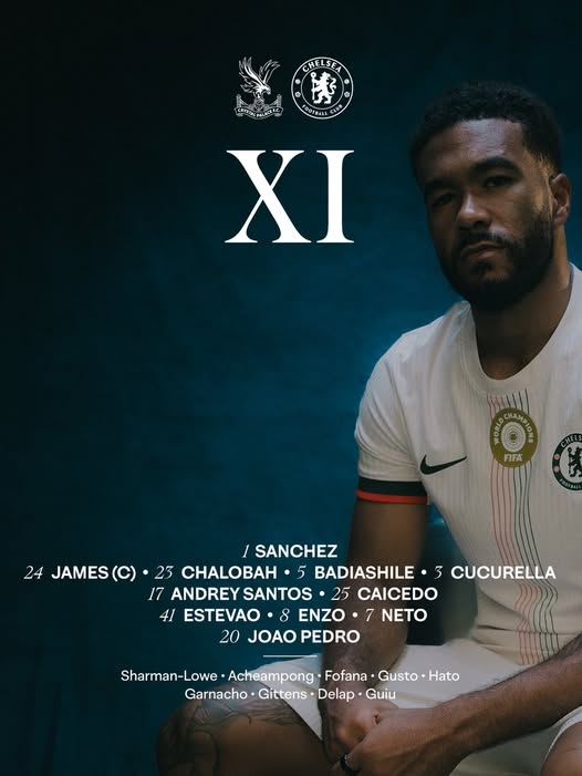 Đội hình xuất phát của 2 đội. 