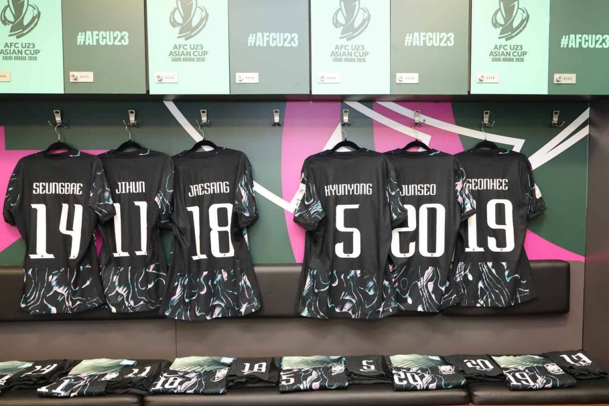 Phòng thay đồ của 2 đội trước trận. (Ảnh: AFC). 