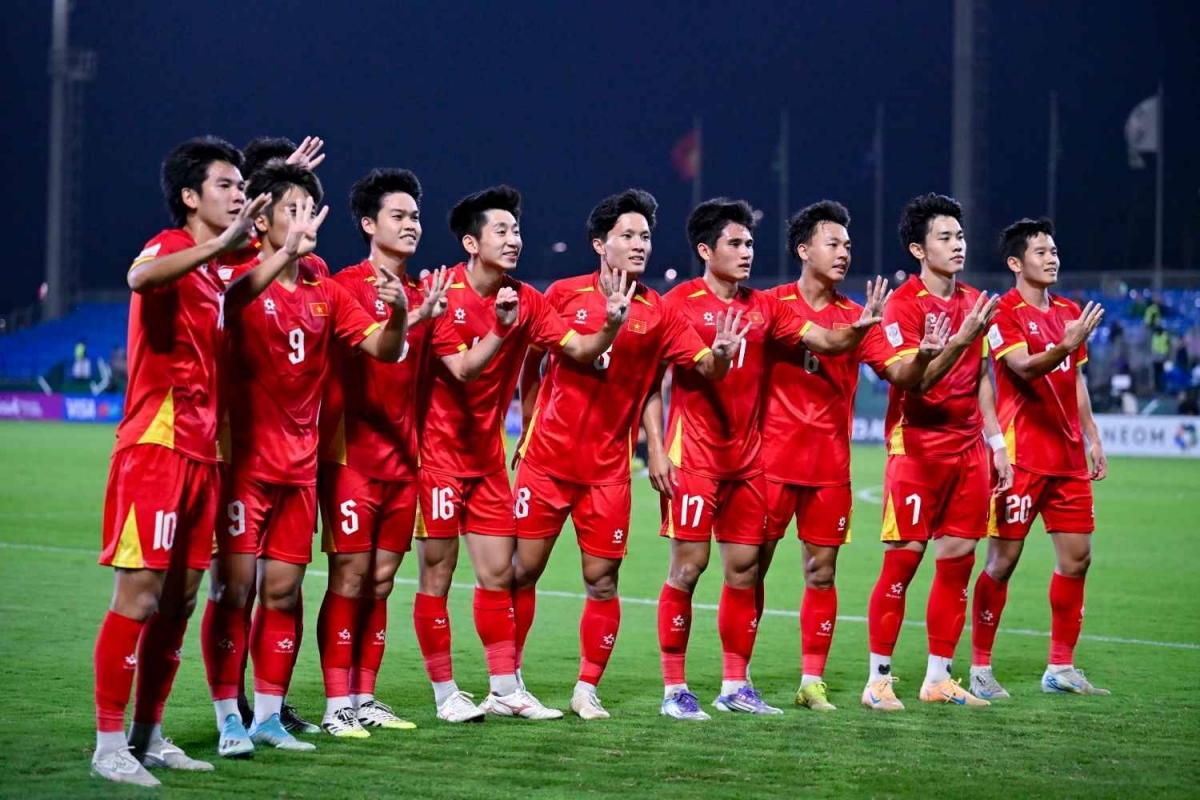 U23 Việt Nam phá kỷ lục ghi bàn tại Vòng chung kết U23 châu Á 2026. (Ảnh: AFC)