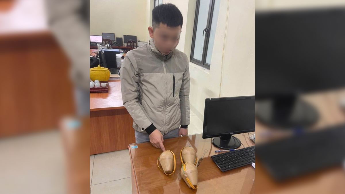 Đối tượng Nguyễn Tiến Dũng và số tang vật