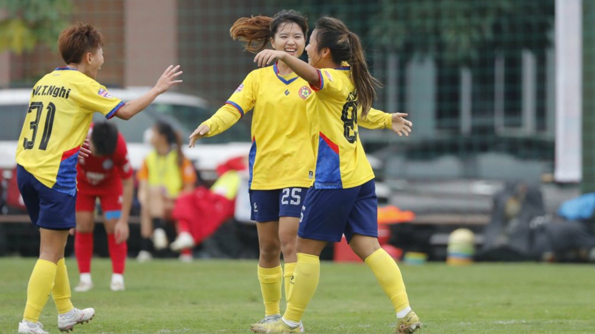 U19 nữ TP.HCM có chiến thắng đậm (Ảnh: VFF)