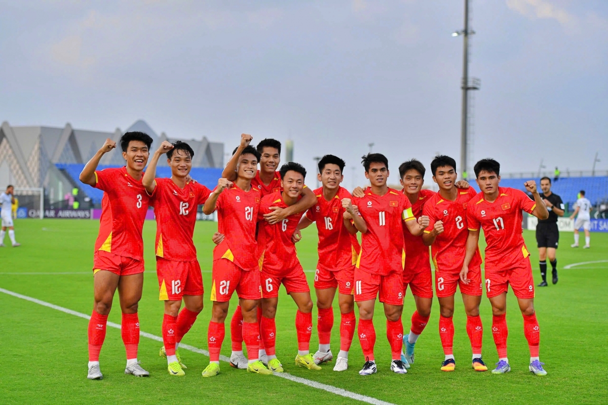U23 Việt Nam rộng đường tiến vào vòng tứ kết U23 châu Á 2026. (Ảnh: AFC)