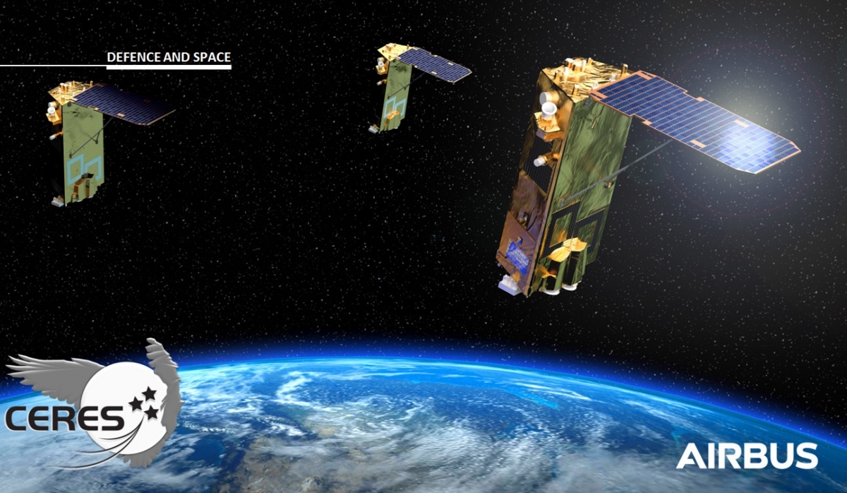 Vệ tinh trinh sát CERES của Pháp. Đồ họa: Airbus.