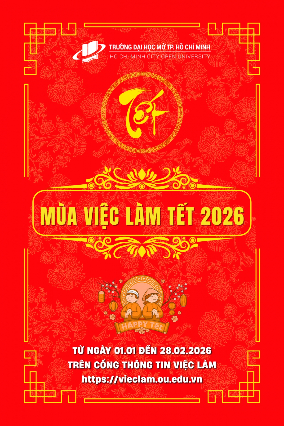 Thông tin việc làm cho sinh viên ở Trường Đại học Mở TP.HCM