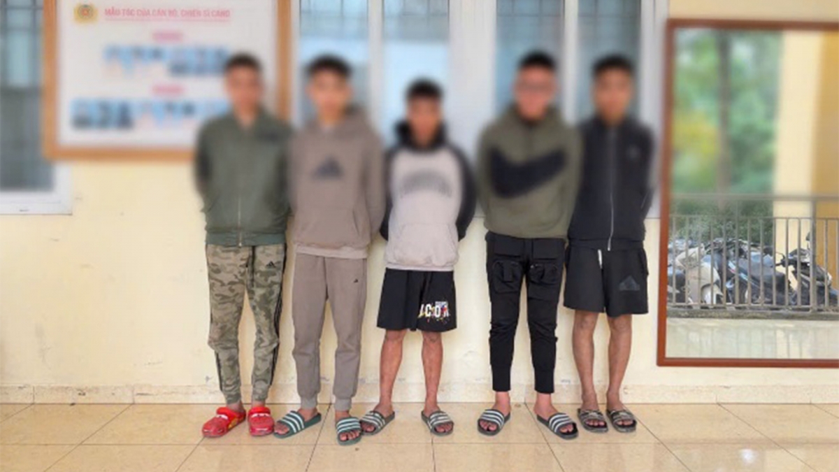 Các đối tượng bị bắt giữ