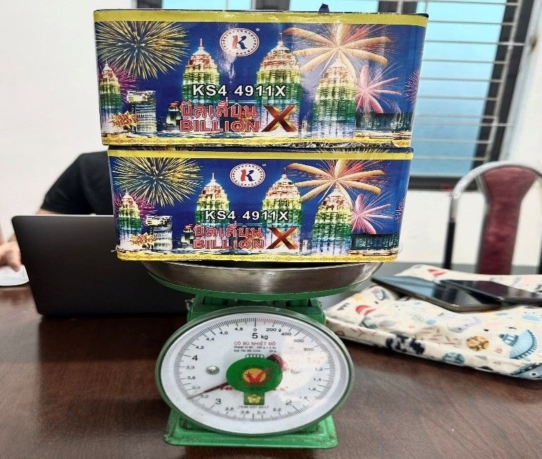 Xử phạt cá nhân kinh doanh pháo hoa nổ