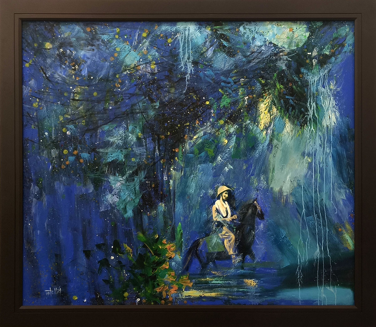 Trong giai đoạn kháng chiến, hình ảnh ngựa sát cánh cùng chiến sĩ, đặc biệt bên cạnh Chủ tịch Hồ Chí Minh, qua các tác phẩm của Dương Bích Liên, Nguyễn Trọng Kiệm, Nguyễn Thụ, đã trở thành biểu tượng giàu giá trị nhân văn, thể hiện sự gần gũi của Bác Hồ với thiên nhiên và đời sống kháng chiến. (Ảnh: tác phẩm "Xuân chiến khu" của Trần Chắt).