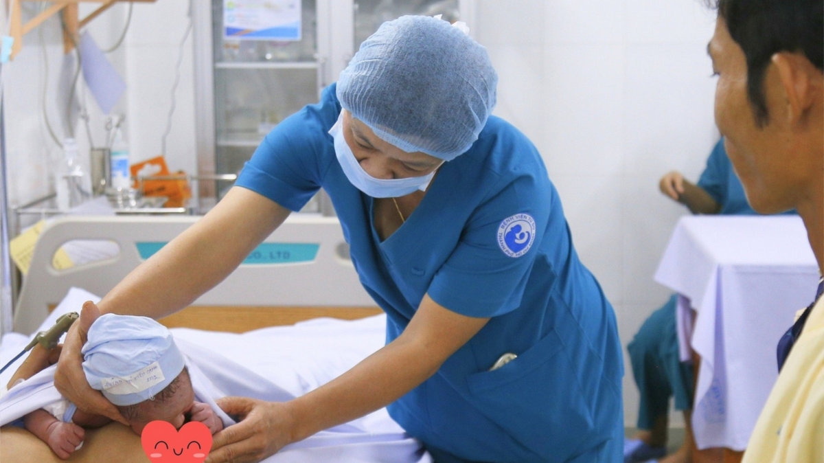 Một trường hợp sản phụ vượt biển từ xã đảo Thiềng Liềng vào sinh kịp thời ở Bệnh viện Từ Dũ - Cơ sở 2 (Ảnh BVCC)