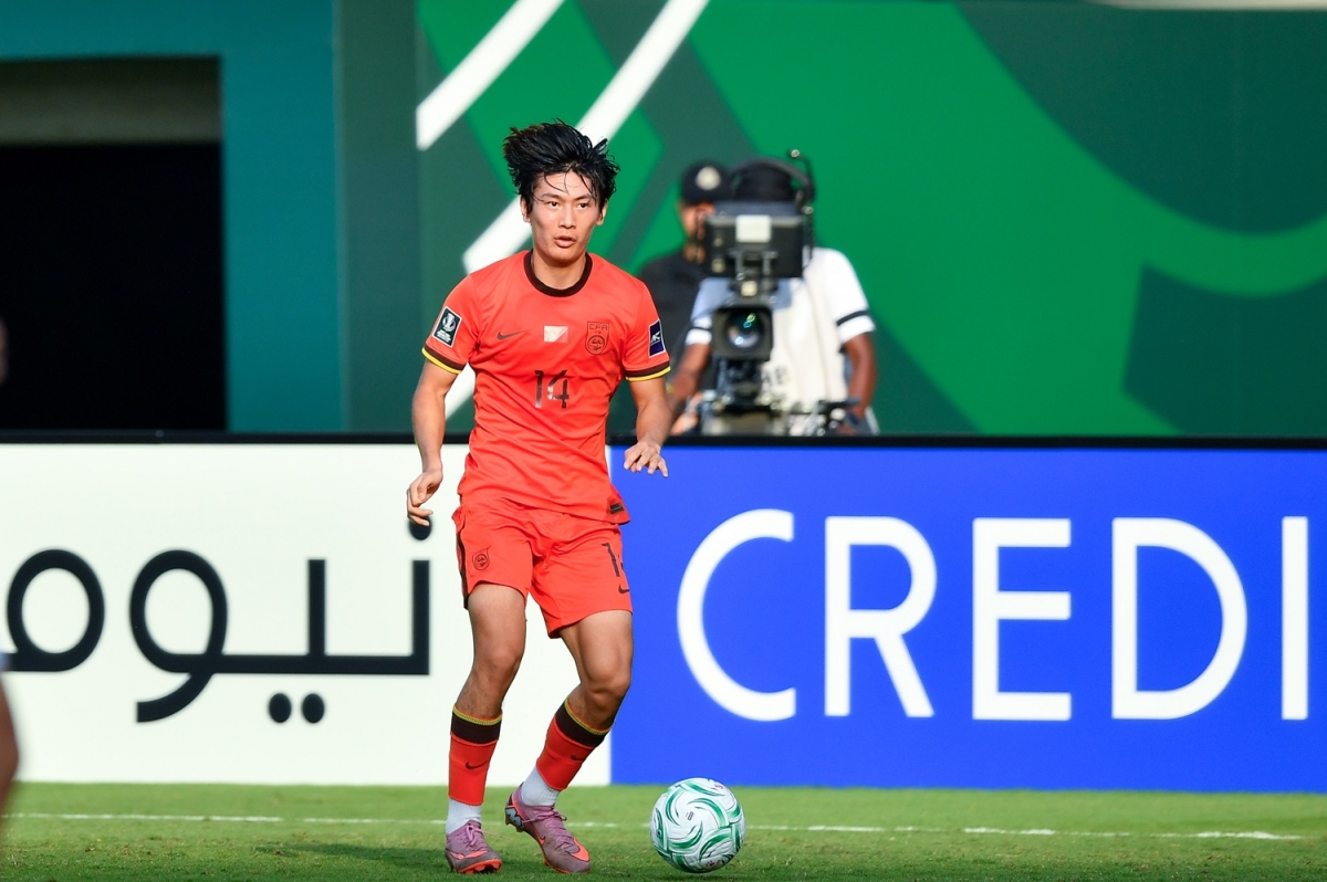 U23 Trung Quốc sẽ không có sự phục vụ của Yang Haoyu trong trận gặp U23 Việt Nam. (Ảnh: AFC). 