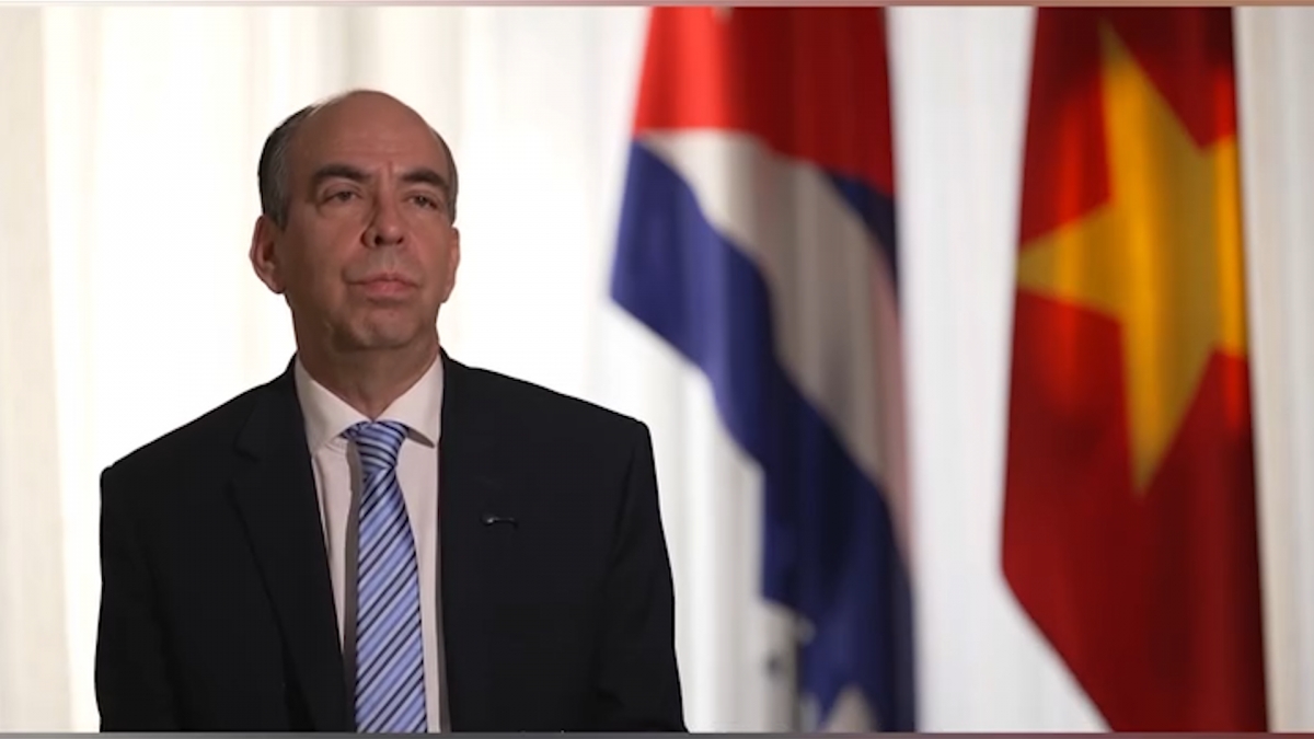 Đại sứ Cuba tại Việt Nam Rogelio Polanco Fuentes. Ảnh: ĐSQ Cuba