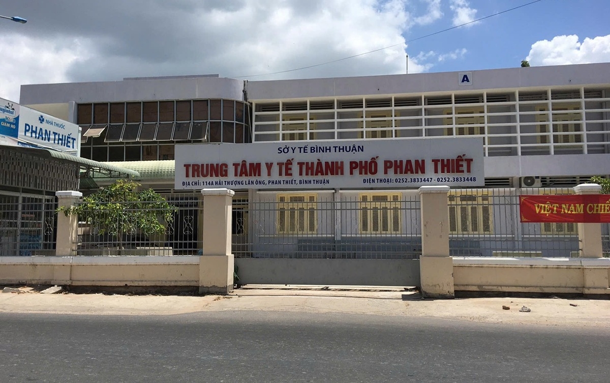 Trụ sở Trung tâm Y tế khu vực Phan Thiết trước khi sáp nhập