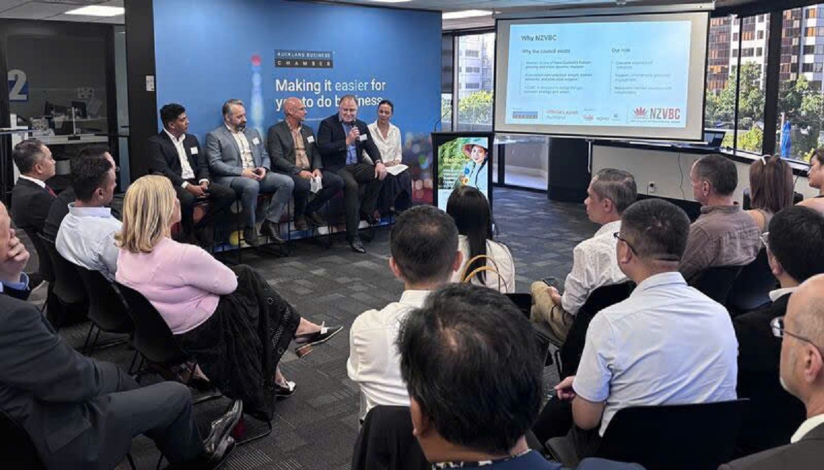 Đông đảo doanh nghiệp New Zealand quan tâm tới việc thành lập Hội đồng Kinh doanh New Zealand-Việt Nam. Nguồn: ĐSQ Việt Nam tại New Zealand.