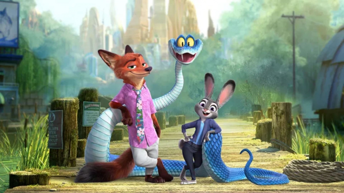 Những chi tiết hình ảnh giàu chất điện ảnh giúp Zootopia hiện lên như một đô thị sống động. (Ảnh: Disney)
