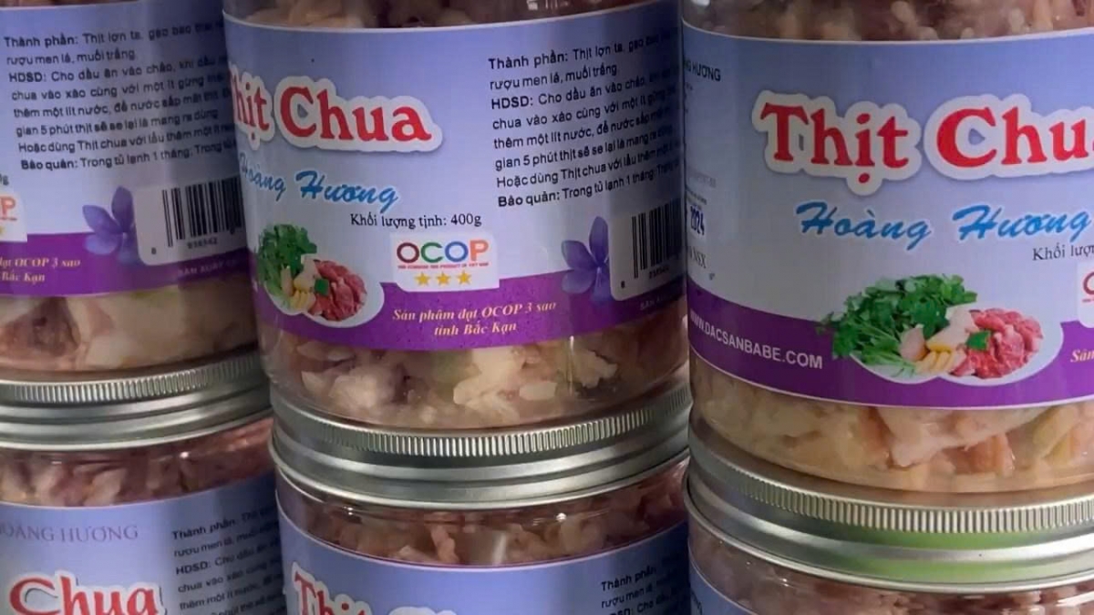 Thịt chua được chuẩn hóa quy trình, nâng tầm thành sản phẩm OCOP của địa phương