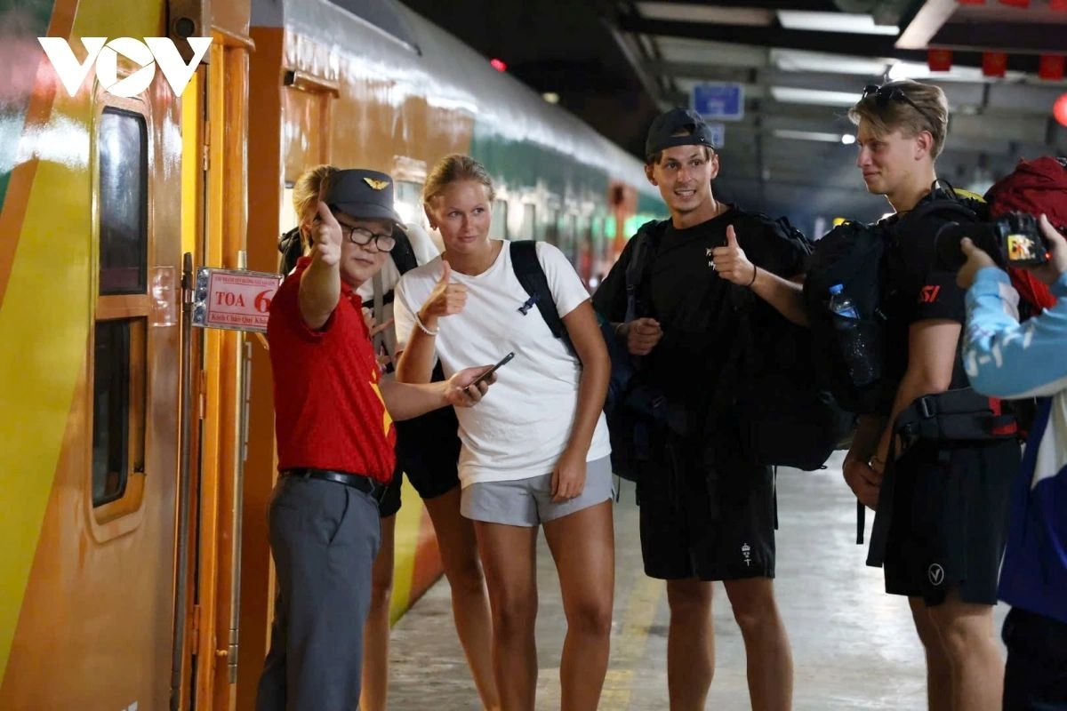 Aythami Zimmermann, a visitor from Germany, says he decides to travel to Vietnam after receiving a recommendation from a relative. “Two years ago, I visited my cousin in Thailand and he told me Vietnam is very, very beautiful and that I definitely had to come,” he says. “That’s why I’m here.”