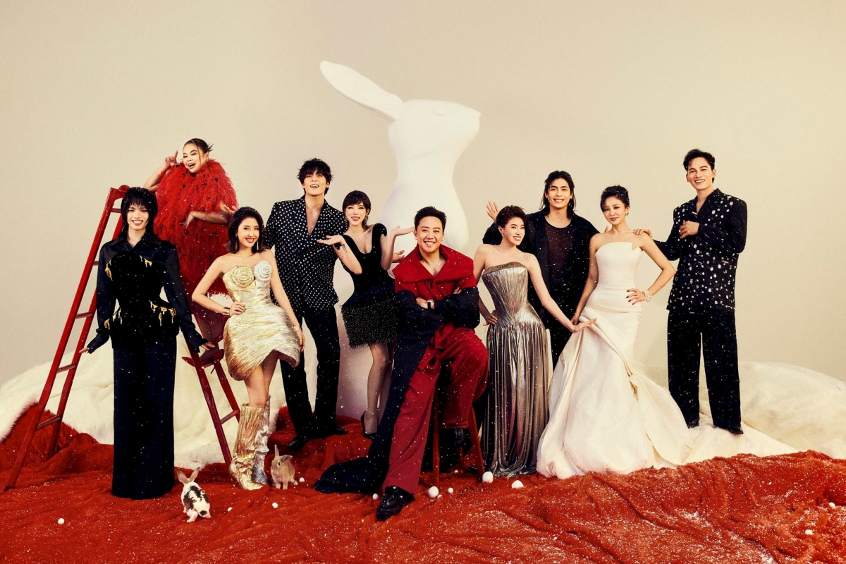 Dàn diễn viên trong phim "Thỏ ơi!!" của đạo diễn Trấn Thành. Ảnh: FBNV