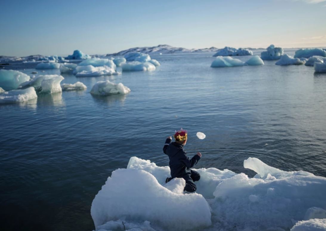 Đảo Greenland. Ảnh: AP.