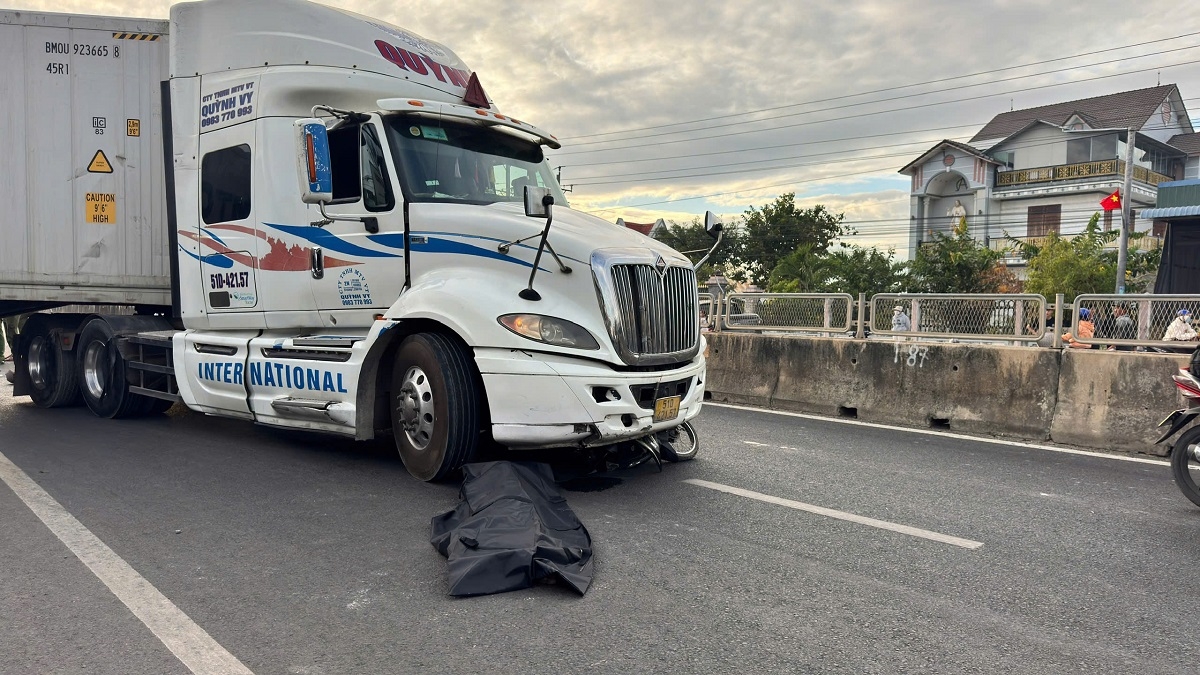 Hiện trường vụ tai nạn. Ảnh: B.H