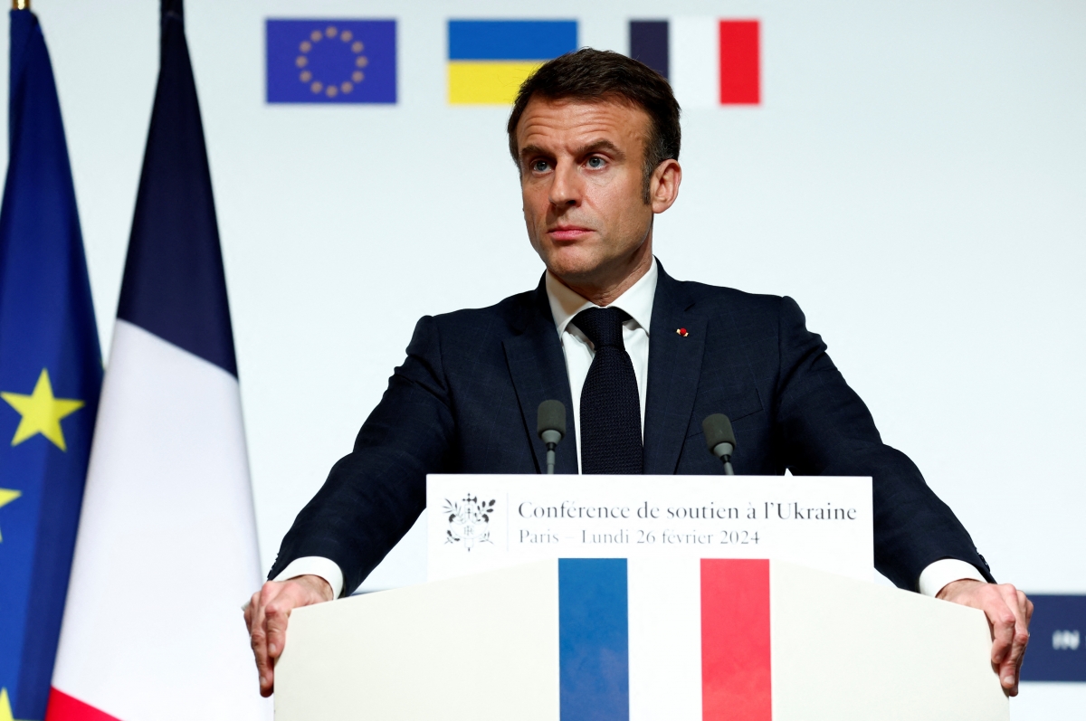 Tổng thống Pháp Emmanuel Macron. Ảnh: Reuters