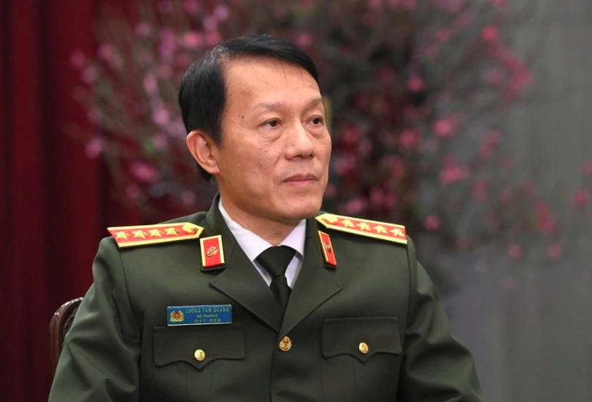 Ủy viên Bộ Chính trị, Bộ trưởng Bộ Công an - Đại tướng Lương Tam Quang. Ảnh: Bộ Công an