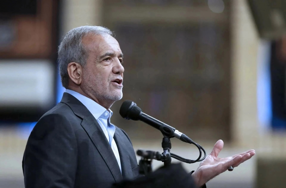 Tổng thống Iran Masoud Pezeshkian (Nguồn: AP)
