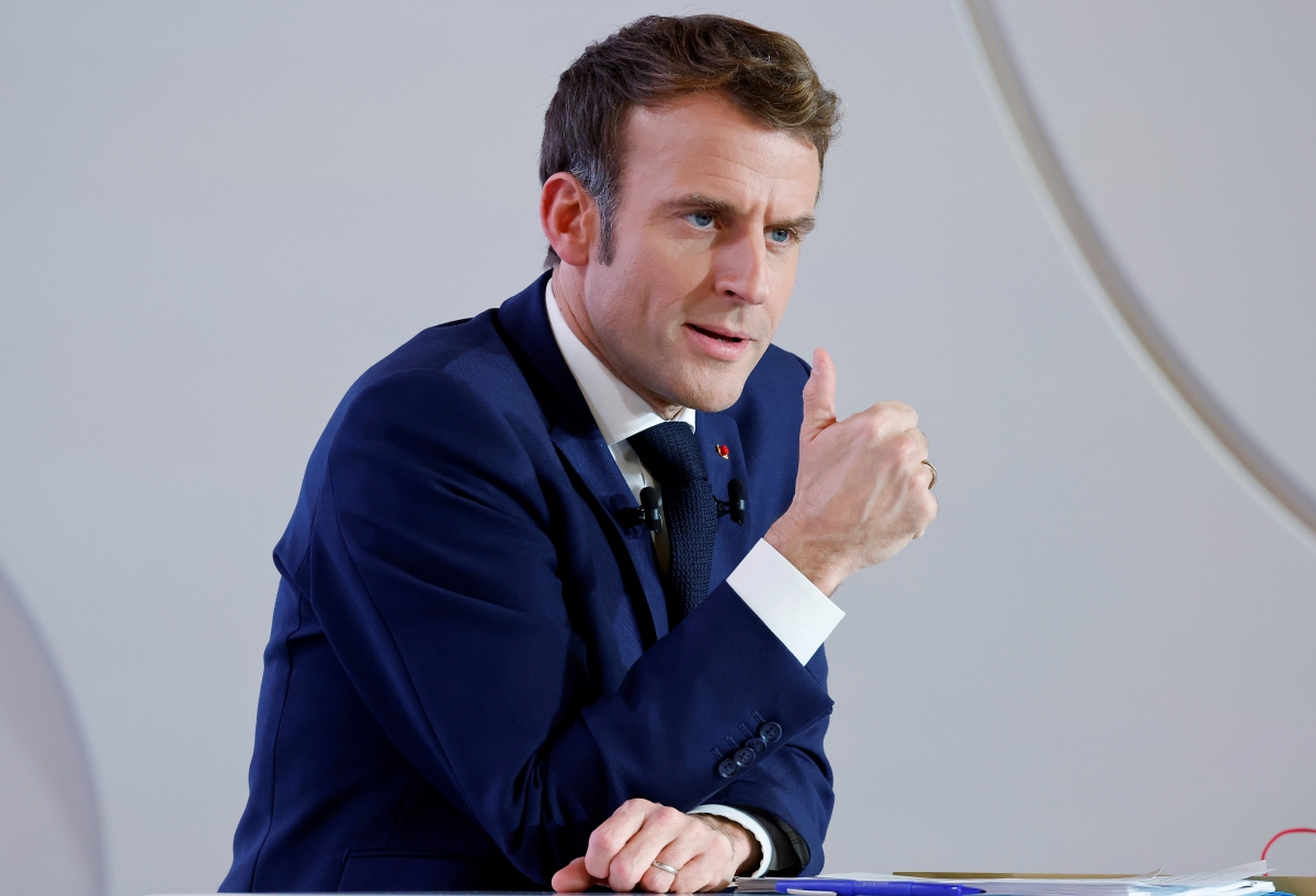 Tổng thống Emmanuel Macron khẳng định trong một nền dân chủ, quyền lực cần đi kèm với các cơ chế đối trọng. (Ảnh: Reuters)