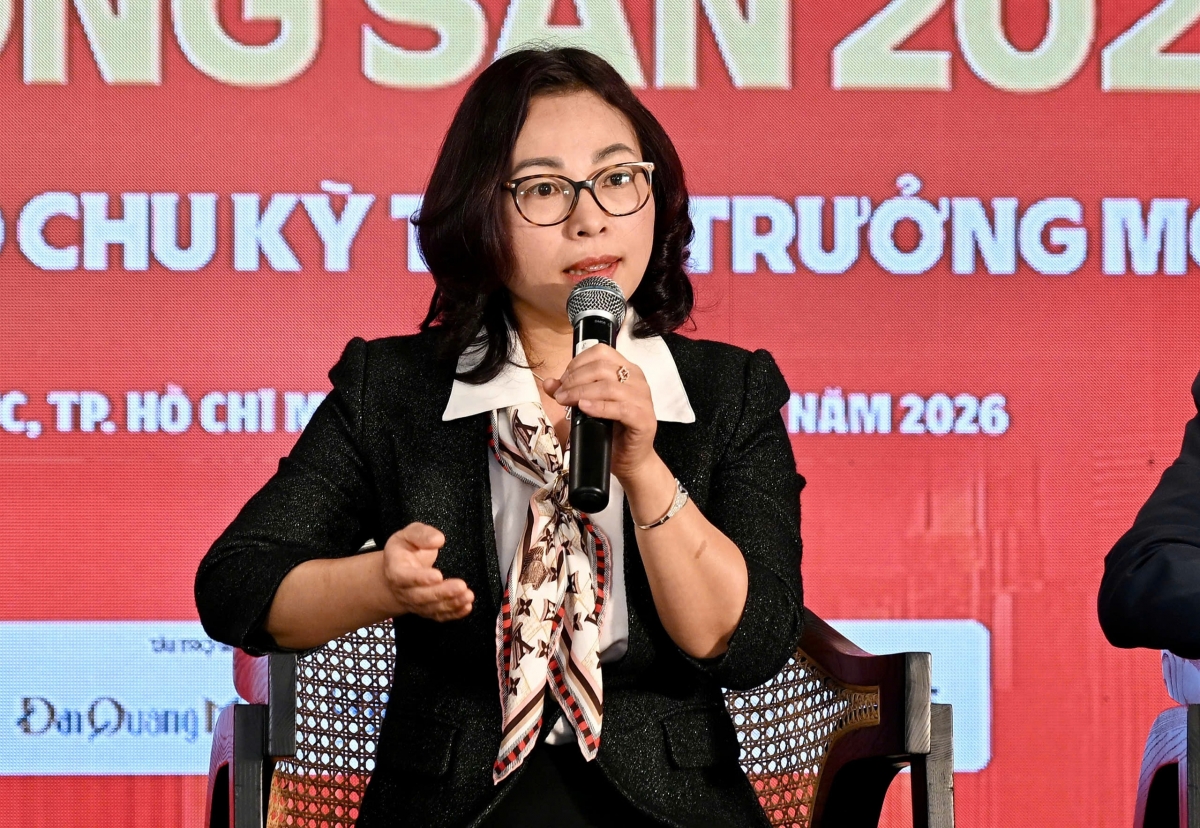 Bà Tống Thị Hạnh - Cục trưởng Cục quản lý nhà và Thị trường bất động sản - Bộ Xây dựng