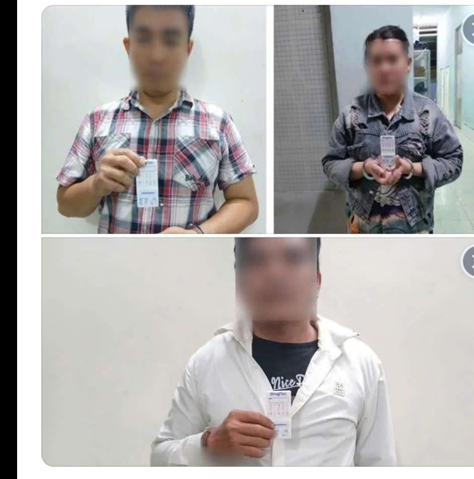 Ba đối tượng bị khởi tố về hành vi tổ chức và sử dụng trái phép chất ma túy tại phường Trung An