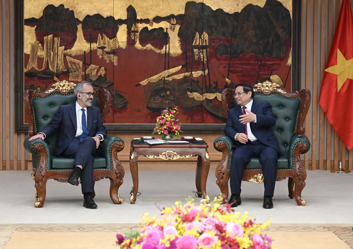 Thủ tướng Phạm Minh Chính tiếp Bộ trưởng Ngoại giao Paulo Rangel