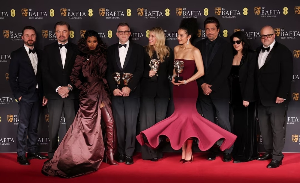 Bộ phim One Battle After Another của đạo diễn Paul Thomas Anderson giành tổng cộng 6 giải thưởng, nhiều nhất trong đêm trao giải. Ảnh: Reuters