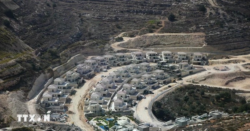 Quang cảnh khu định cư của Israel ở Givat Zeev, Khu Bờ Tây (Ảnh: THX/TTXVN)