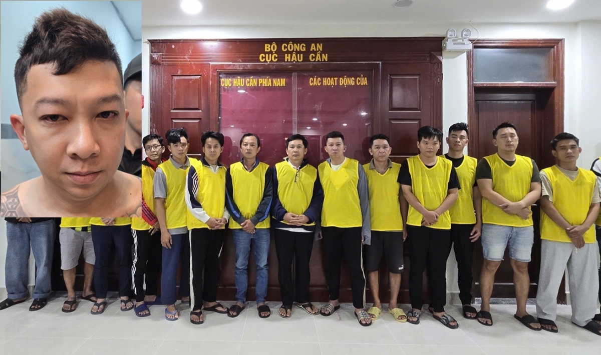 Nguyễn Viết Duy (ảnh trái) và các đối tượng trong vụ án