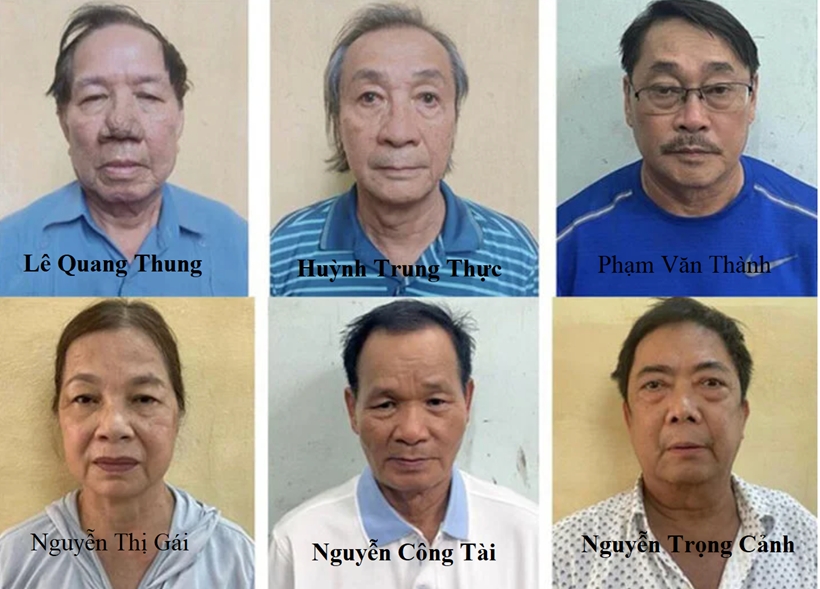 Các bị cán trong vụ án