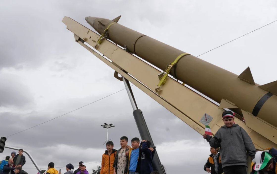 Tên lửa Iran. Ảnh: AP