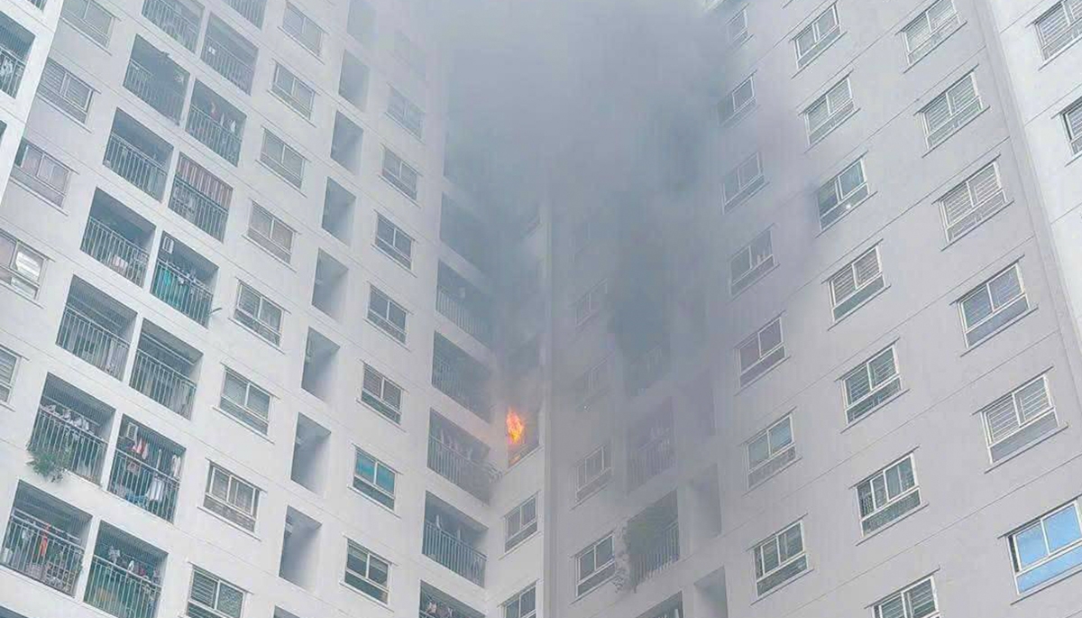 Khu vực xảy ra cháy