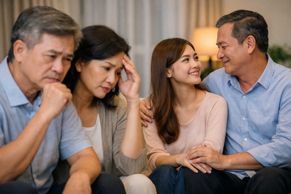 Tôi vẫn rất hoang mang  không biết khuyên con thế nào cho đúng (ảnh minh họa: AI)