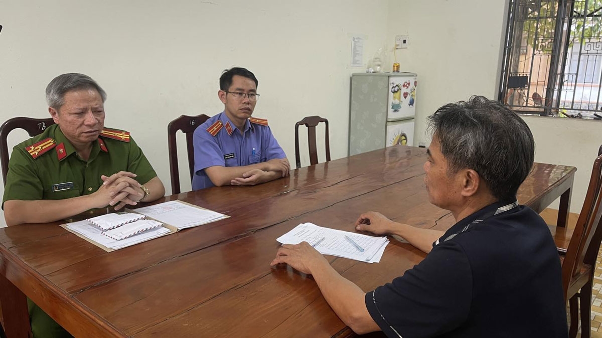 Cơ quan chức năng làm việc với đối tượng Thương