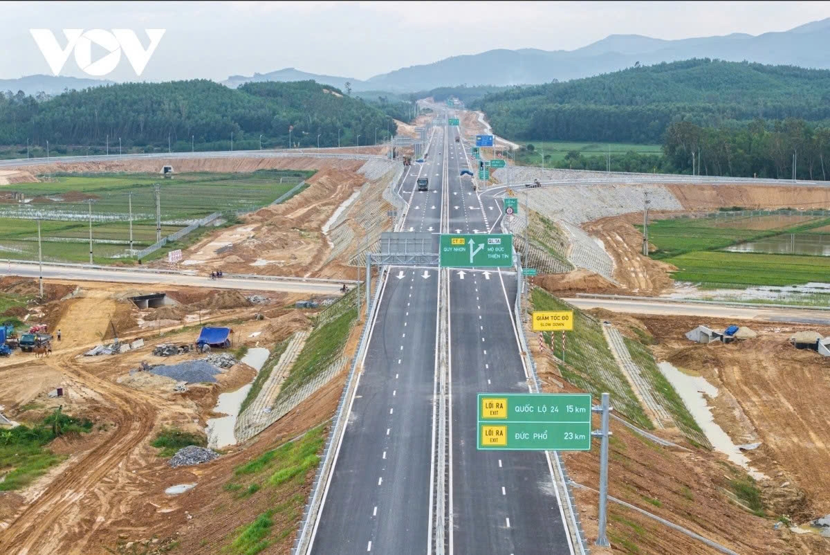 Tuyến cao tốc Quảng Ngãi - Hoài Nhơn.