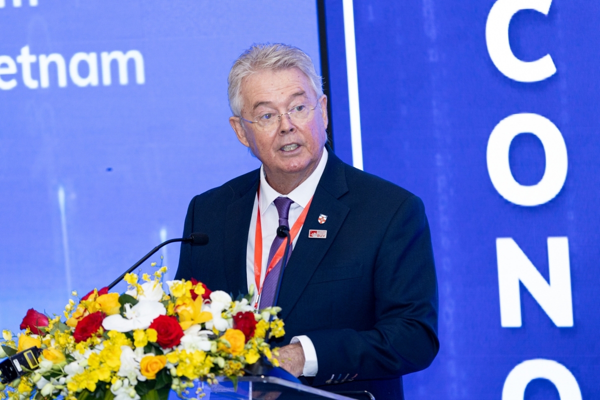 Ông Raymond Gordon, Hiệu trưởng Trường Đại học Anh Quốc Việt Nam (Ảnh: Hiệp hội Dữ liệu quốc gia)